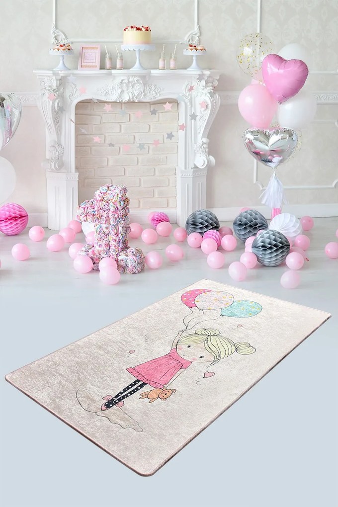 Χαλί Little Girl 876CHL1185 Beige-Multi Conceptum Hypnose 100X160cm