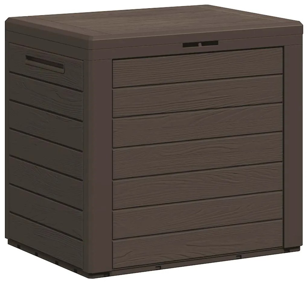 vidaXL Μπαούλο Αποθήκευσης Κήπου Καφέ 58,5x46x55 εκ. απο Πολυπ/λένιο