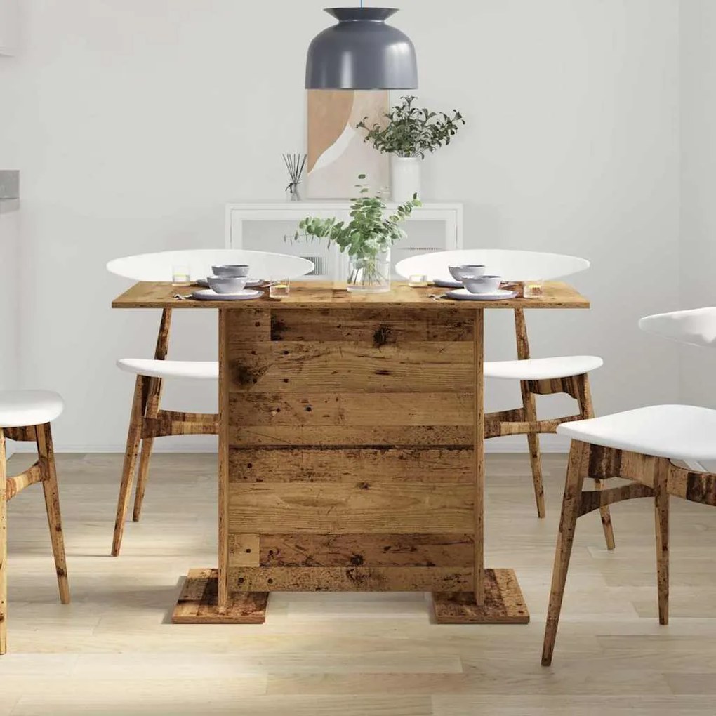 vidaXL Τραπεζαρία Παλαιό ξύλο 110 x 60 x 75 cm Επεξεργασμένο ξύλο