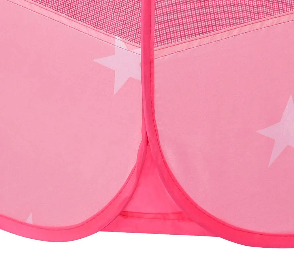 vidaXL Παιδική Σκηνή Ροζ 102 x 102 x 82 εκ.