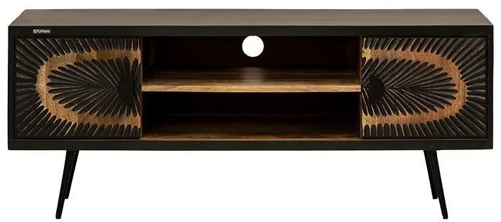 Έπιπλο Τηλεόρασης Kanpur Fylliana Γκρί 135x40x55 εκ. 135x40x55 εκ.