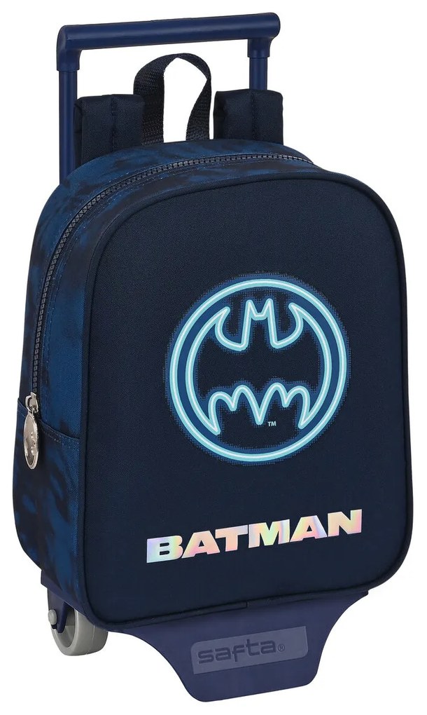 Σχολική Τσάντα με Ρόδες Batman Legendary Ναυτικό Μπλε 22 x 27 x 10 cm