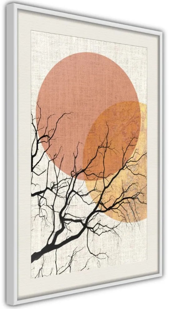 Αφίσα - Gloomy Tree - 40x60 - Χρυσό - Χωρίς πασπαρτού