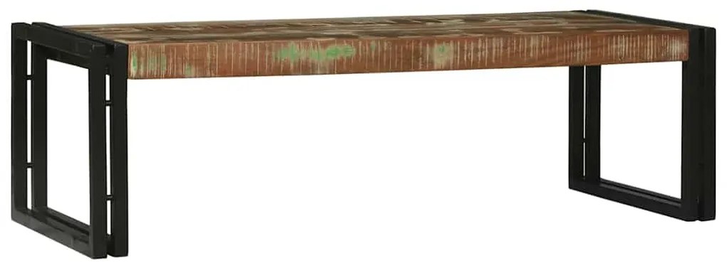 vidaXL Τραπεζάκι σαλονιού 2 pcs Πολύχρωμο Στερεό Ανακτηθέν Ξύλο