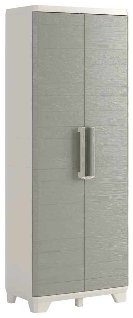 Keter Ντουλάπα Αποθήκευσης Πολυχρηστική Wood Grain Κρεμ/Taupe 182 εκ.