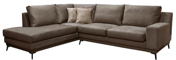 Corner Sofa Contessa Fylliana Left Corner Brown - Beige 272x220x93 cm