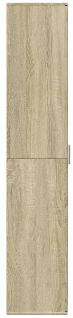 vidaXL Ντουλάπι Sonoma Δρυς 70x35x180 εκ. από Επεξεργασμένο Ξύλο