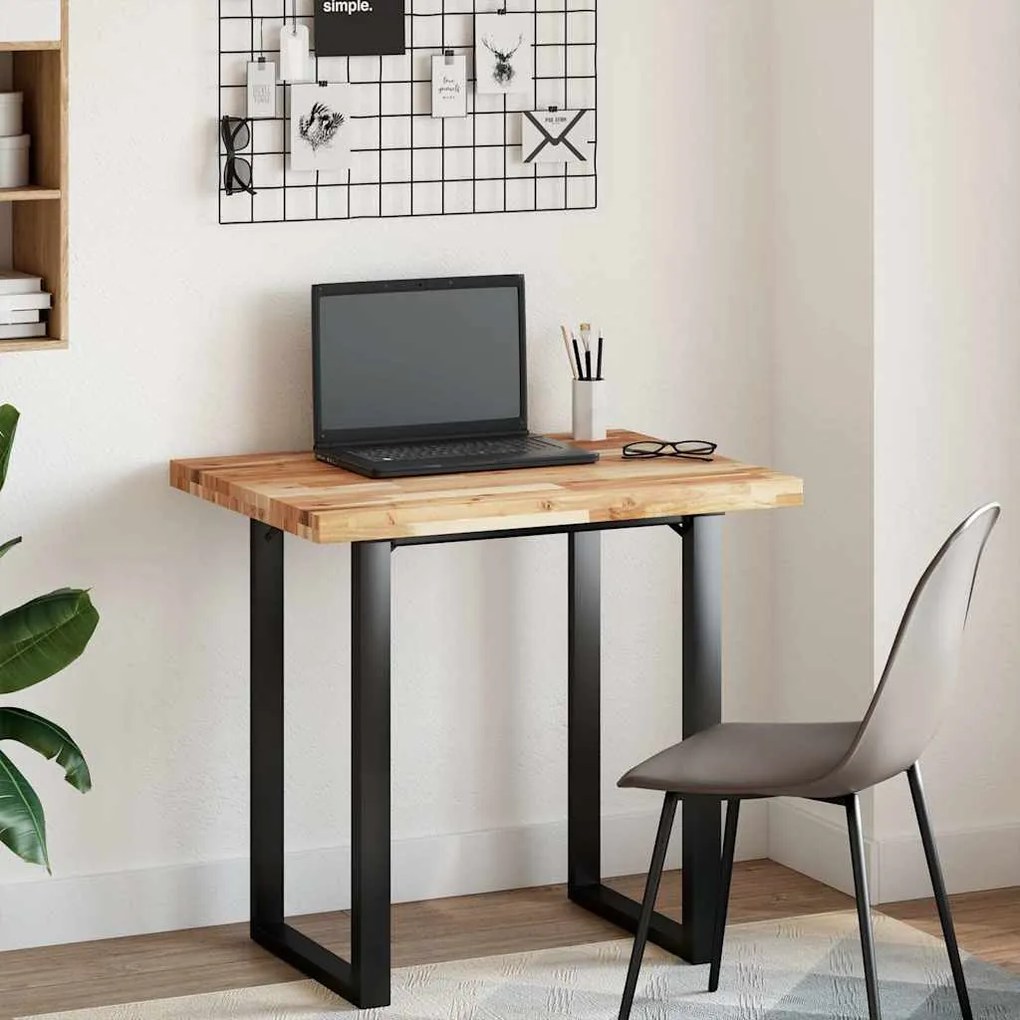 vidaXL Επιφάνεια Γραφείου Ορθογώνια 100x60x4 εκ. Μασίφ Ξύλο Ακακίας
