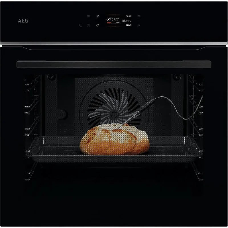 AEG TE7PB63ZAB Εντοιχιζόμενος φούρνος 71lt Π59.5εκ. Πυρόλυση Μαύρος