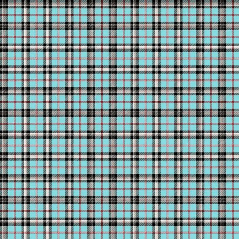 LINO ΜΑΞΙΛΑΡΟΘΗΚΗ TARTAN 601 TURQUOISE 45X45