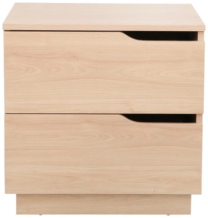 Κομοδίνο Verena I σε φυσική απόχρωση 48x40x48εκ 48x40x48 εκ.