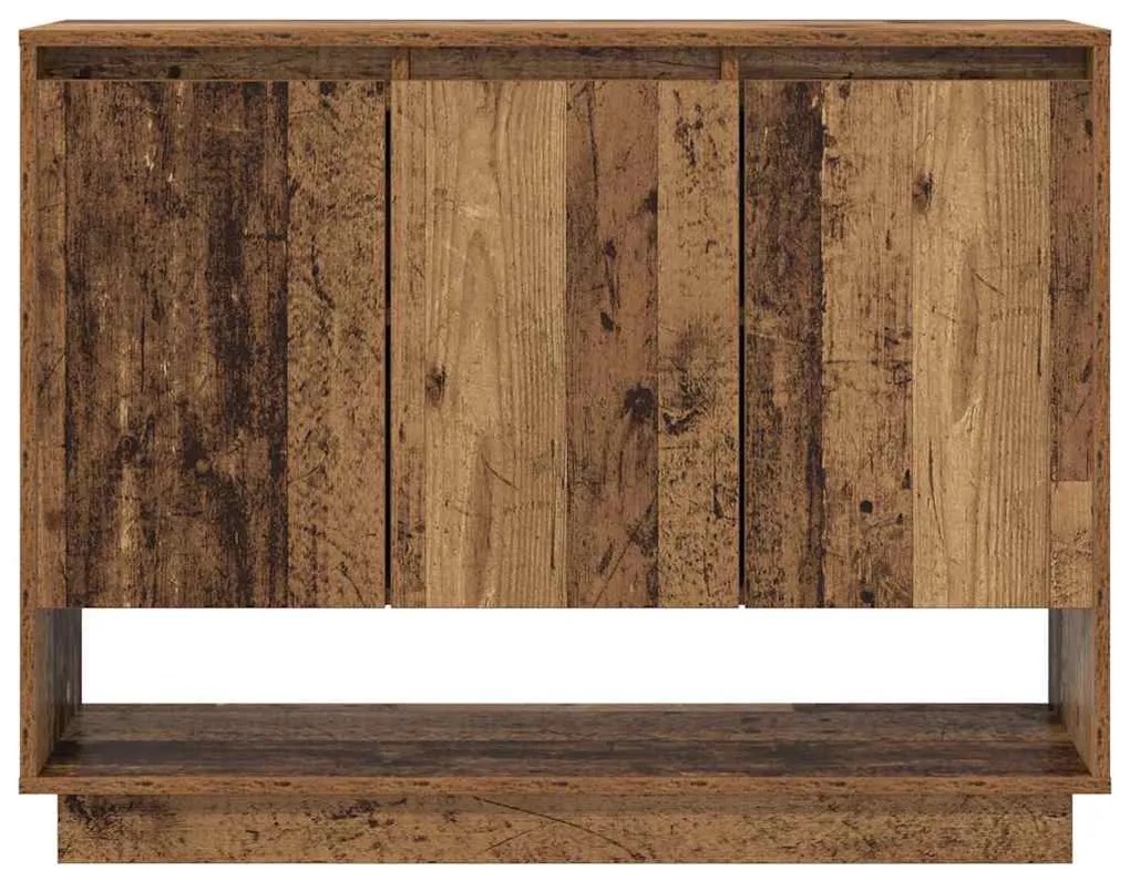 vidaXL Πλαϊνό γραφείο Παλαιό ξύλο 97 x 29 x 75 εκ. Επεξεργασμένο ξύλο