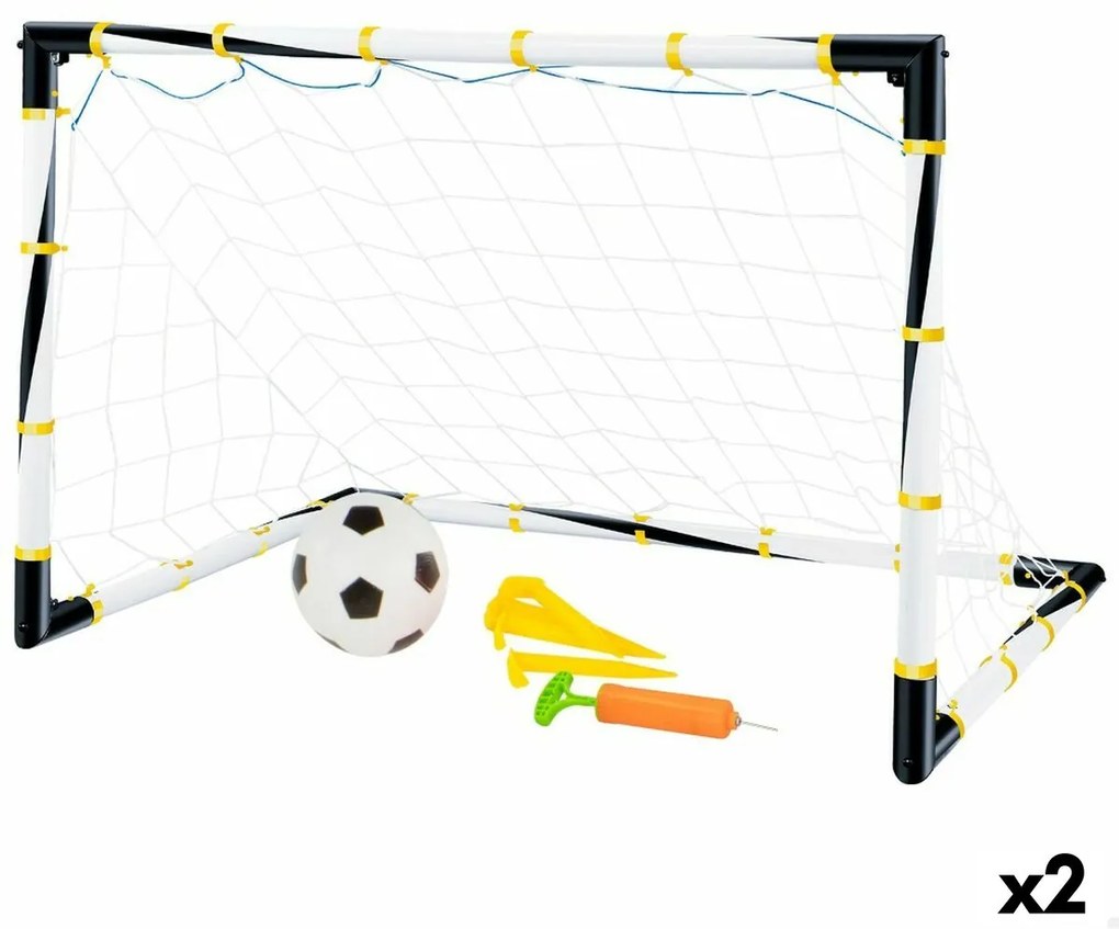 Τέρμα Ποδοσφαίρου Colorbaby Εύκαμπτο 100 x 70 x 70 cm (x2)