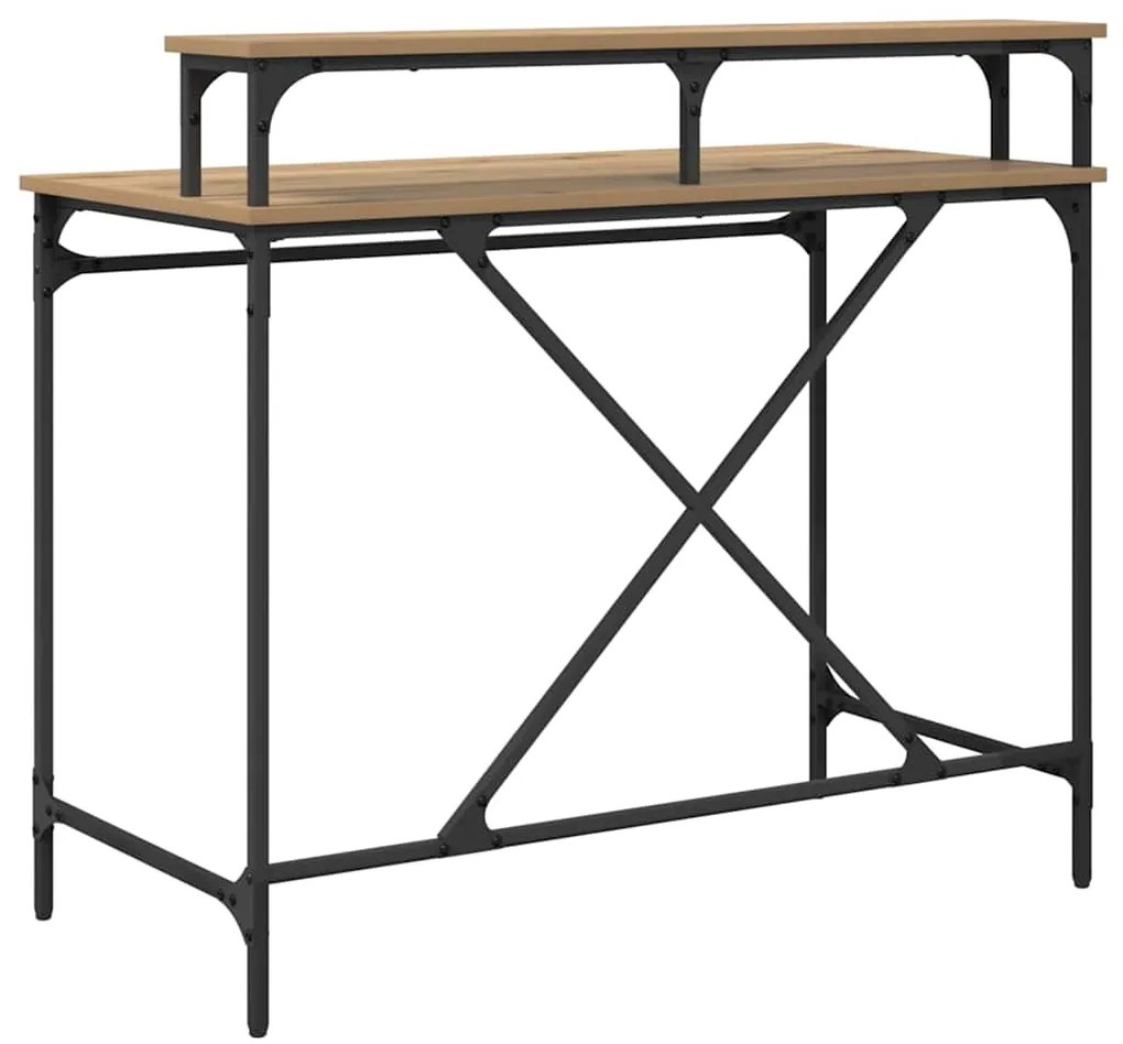 vidaXL Γραφείο Artisan Oak 100 x 50 x 90 cm Επεξεργασμένο ξύλο