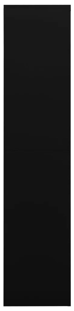 vidaXL Φοριαμός Μαύρος 90 x 40 x 180 εκ. Ατσάλινος