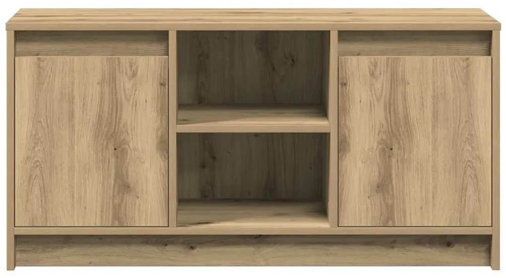 vidaXL Ντουλάπι TV Καφέ 100 x 34 x 50 εκ Επεξεργασμένο ξύλο