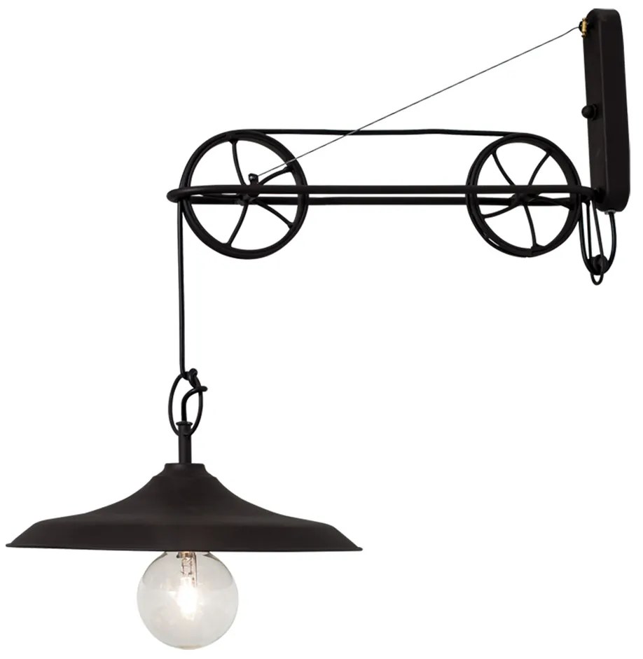 HL-5260 LIONEL BROWN RUSTY WALL LAMP