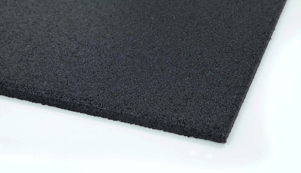 Amila Λαστιχένιο Πάτωμα BECROSS Πλακάκι 100x100cm 20mm Μαύρο (94455)