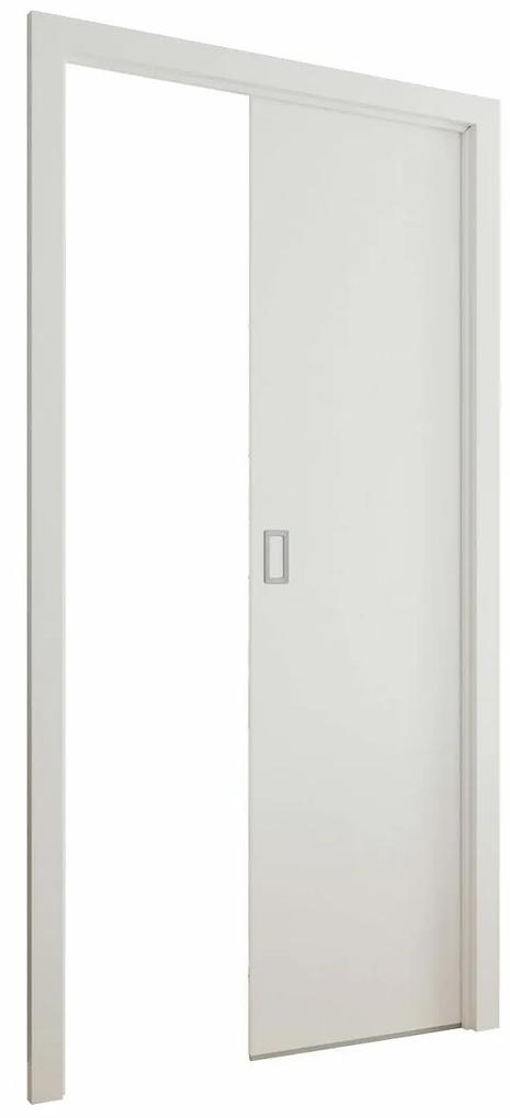 Συρόμενες πόρτες Dover 220, 52 kg, Άσπρο, Πλαστικοποιημένη μοριοσανίδα, Αλουμίνιο, Ατσάλι | Epipla1.gr