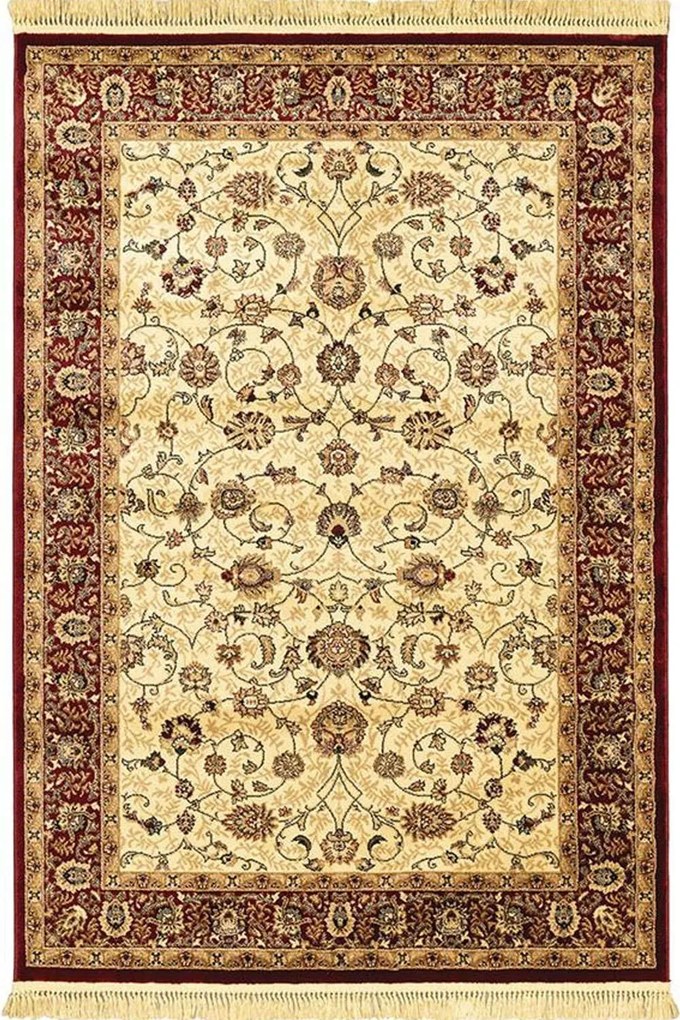 Χαλί Persia 1536 Burgundy Με Κρόσσι New Plan 200X290cm