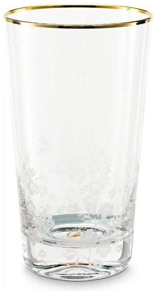 Ποτήρι Νερού 51131023 Blueshng Birds 330ml Clear-Gold Pip Studio Glass