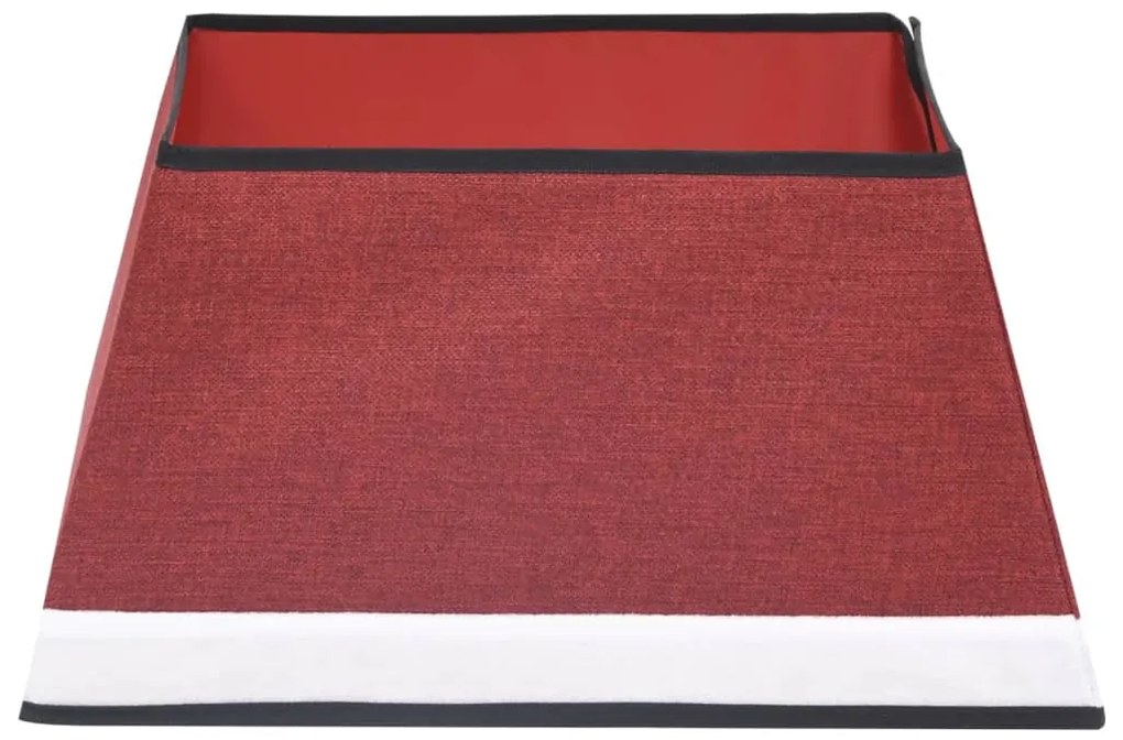 vidaXL Ποδιά Χριστουγεννιάτικου Δέντρου Λευκή 48 x 48 x 25 εκ.