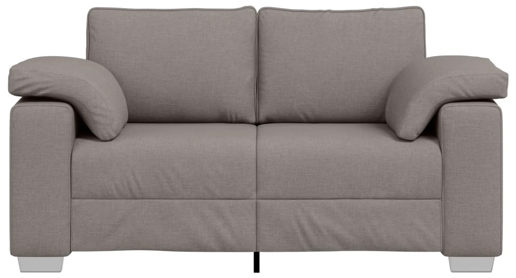 vidaXL Καναπές Taupe 160 x 77 x 82 εκ ύφασμα