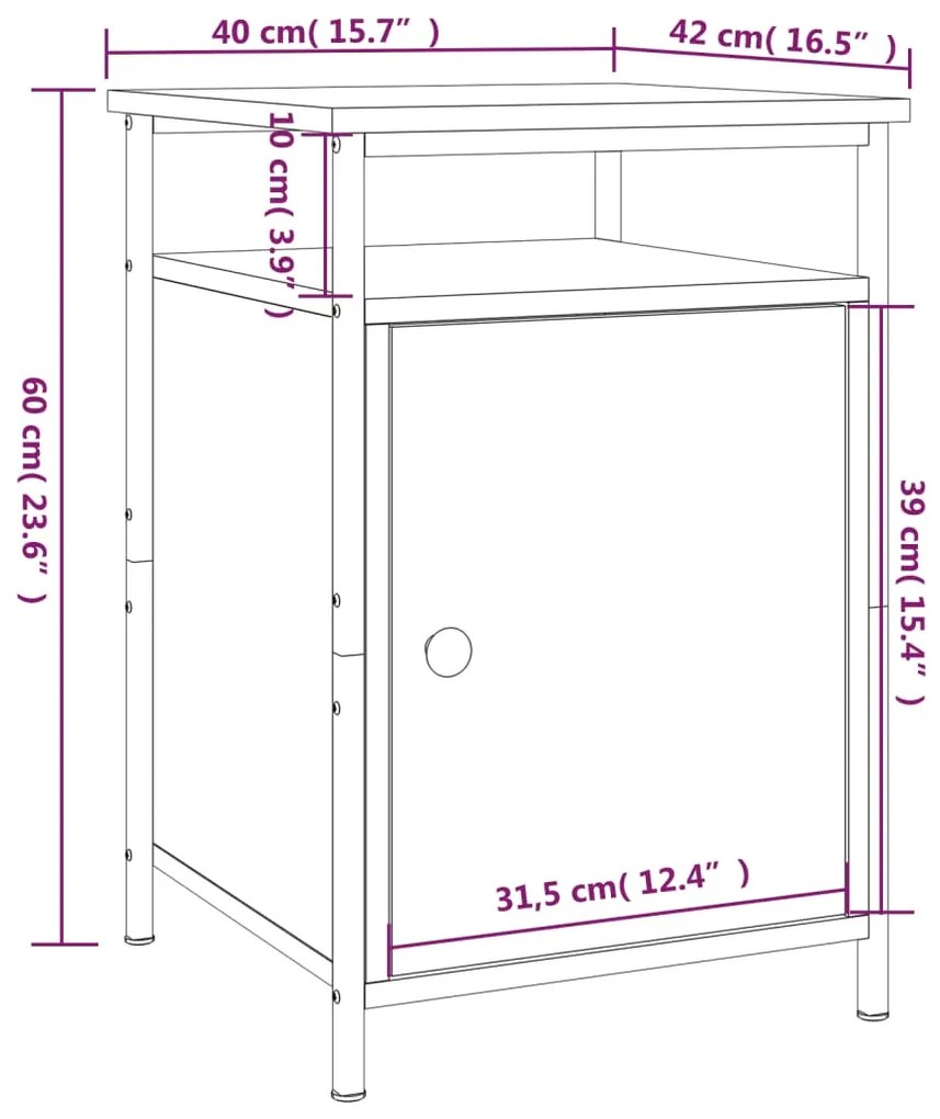 ΚΟΜΟΔΙΝΟ ΚΑΠΝΙΣΤΗ ΔΡΥΣ 40X42X60 ΕΚ. ΑΠΟ ΕΠΕΞΕΡΓΑΣΜΕΝΟ ΞΥΛΟ 825867