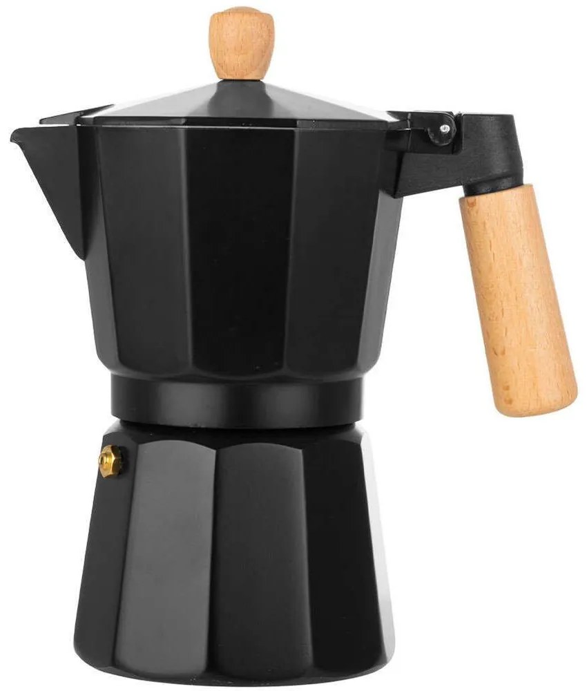 Καφετιέρα Espresso 01-20644 8,5x14x15,5cm 150ml Oak-Black Estia Aluminium