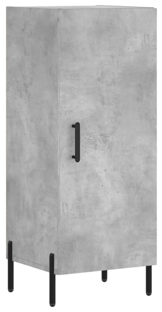 vidaXL Ντουλάπι Γκρι Σκυροδέματος 34,5x34x90 εκ. Επεξεργασμένο Ξύλο
