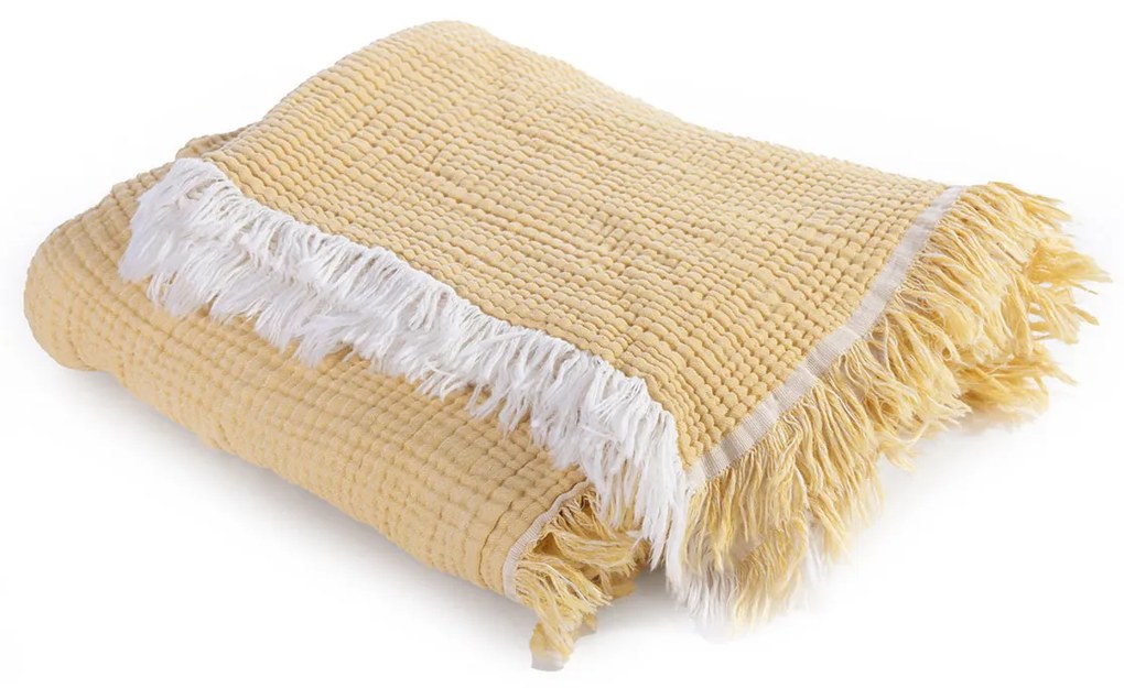Κουβερτόριο Αγκαλιάς (80x110) Nef-Nef Homeware Premium Apollo Κίτρινο