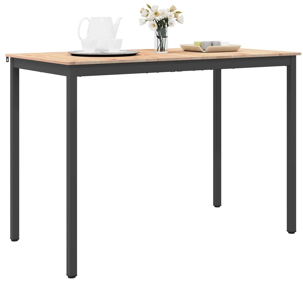 vidaXL Τραπέζι μπαρ Φυσικό 110 x 55 x 105 εκ. Στερεά ξυλεία πεύκου