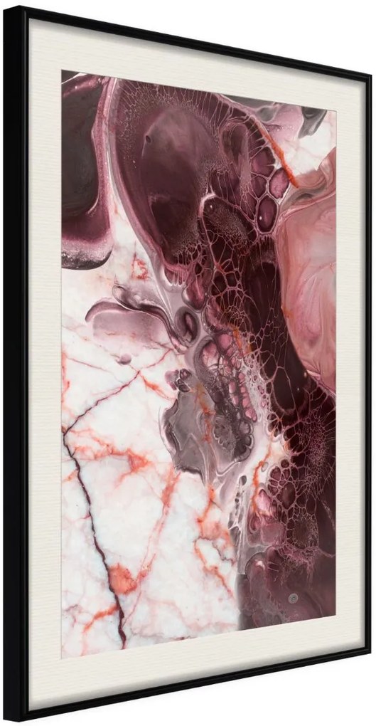 Αφίσα - Beauty Enchanted in Marble - 20x30 - Μαύρο - Με πασπαρτού