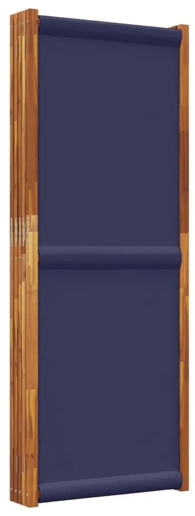 vidaXL Διαχωριστικό Δωματίου με 5 Πάνελ Σκούρο Μπλε 350 x 180 εκ.