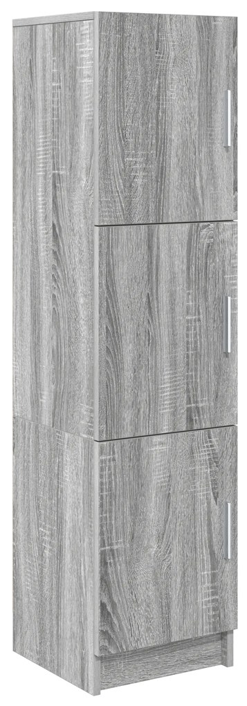 vidaXL Ψηλή Ντουλάπα Γκρι sonoma 31,5 x 32 x 124 εκ Επεξεργασμένο ξύλο