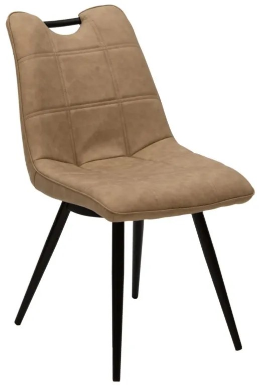 Intrahome Καρέκλα Nely Intrahome PU μπεζ antique-μαύρο πόδι | SKU: INTRAPA-169111159