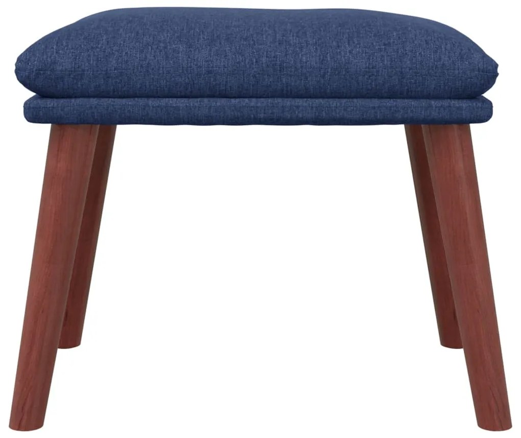 vidaXL Υποπόδιο Μπλε 45 x 29,5 x 35 εκ. Υφασμάτινο