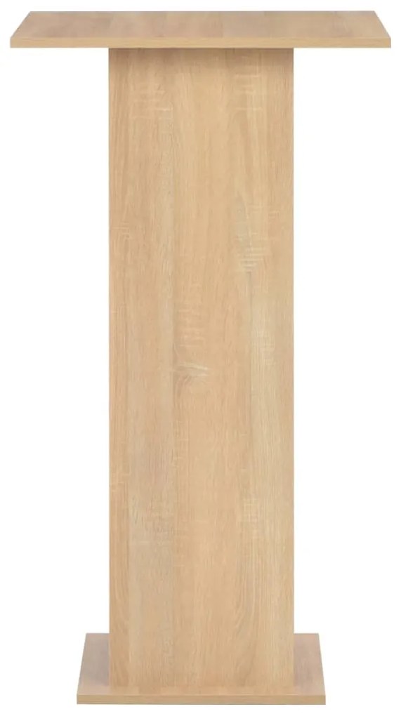 vidaXL Τραπέζι Μπαρ Χρώμα Δρυός 60 x 60 x 110 εκ.