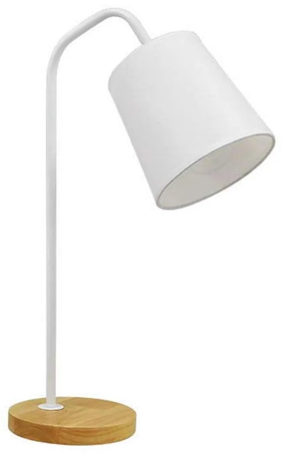 Φωτιστικό Επιτραπέζιο Barnaby 01574 1xE27 Φ13xΥ48cm White GloboStar