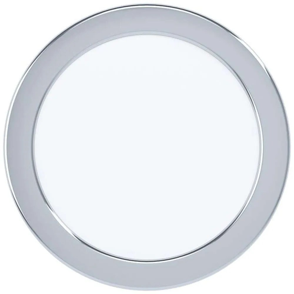 Φωτιστικό Οροφής - Σποτ 99209 Fueva Led Ø166 4000K Chrome Eglo Metal, Plastic