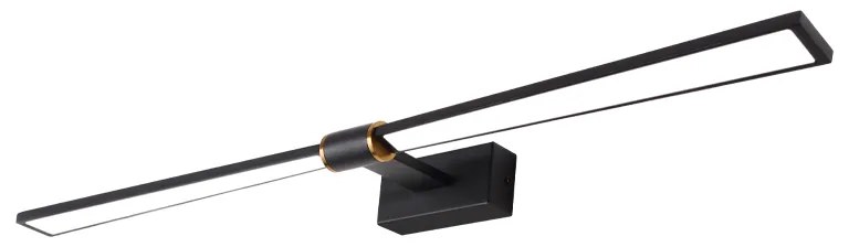 Φωτιστικό Μπάνιου LED Aca Papigion PN1404LEDW81BK Black
