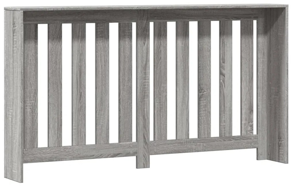 vidaXL Κάλυμμα Καλοριφέρ Γκρι Sonoma 149x20x82 εκ Επεξεργασμένο Ξύλο