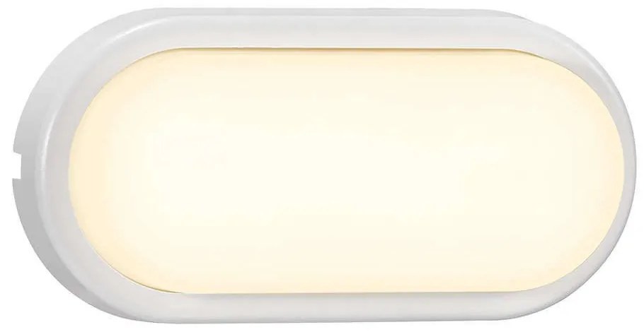 Φωτιστικό Τοίχου Cuba Energy Oval 2019181001 20,5x10cm Led 700Lm 6,5W 3000K IP54 White Nordlux Plastic