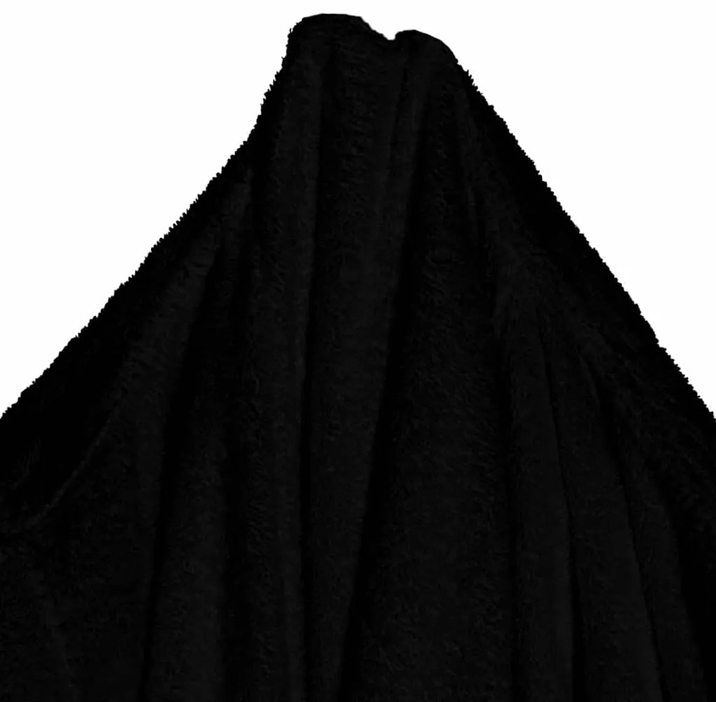 vidaXL Φούτερ-κουβέρτα KINN Μαύρο L Βαμβάκι