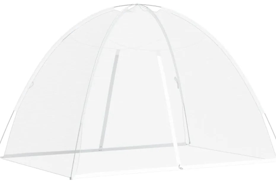 vidaXL Κουνουπιέρα Mongolia με Πόρτες 200 Δίχτυ Λευκό 200x150x140 εκ.