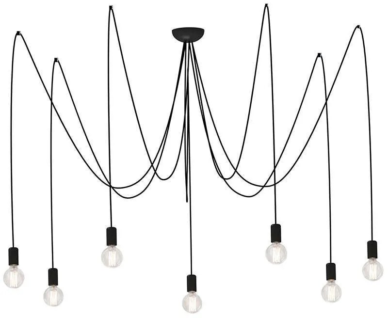 Φωτιστικό Οροφής Spider VII 6785 Black Nowodvorski Plastic