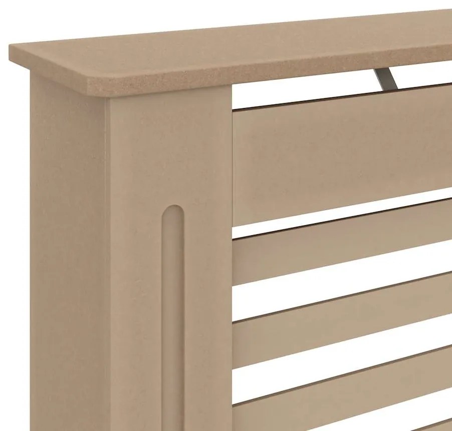vidaXL Κάλυμμα Καλοριφέρ 112 x 19 x 81,5 εκ. από MDF