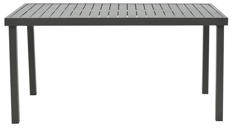 Τραπέζι Kliton  pakoworld αλουμινίου ανθρακί 150x80x74εκ