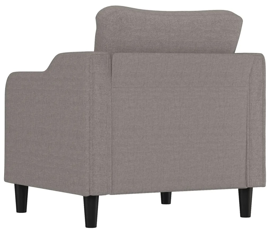 vidaXL Πολυθρόνα Taupe 60 εκ. Υφασμάτινη