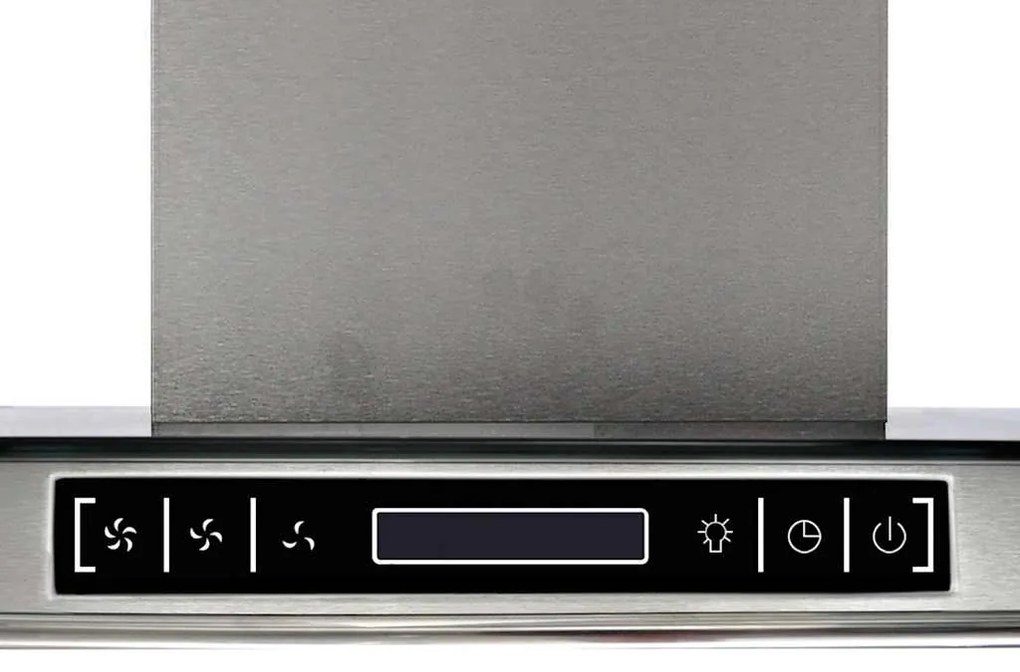 vidaXL Απορροφητήρας Νησίδας με Οθόνη LCD